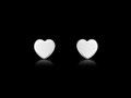 Heart Stud Earrings – 925S