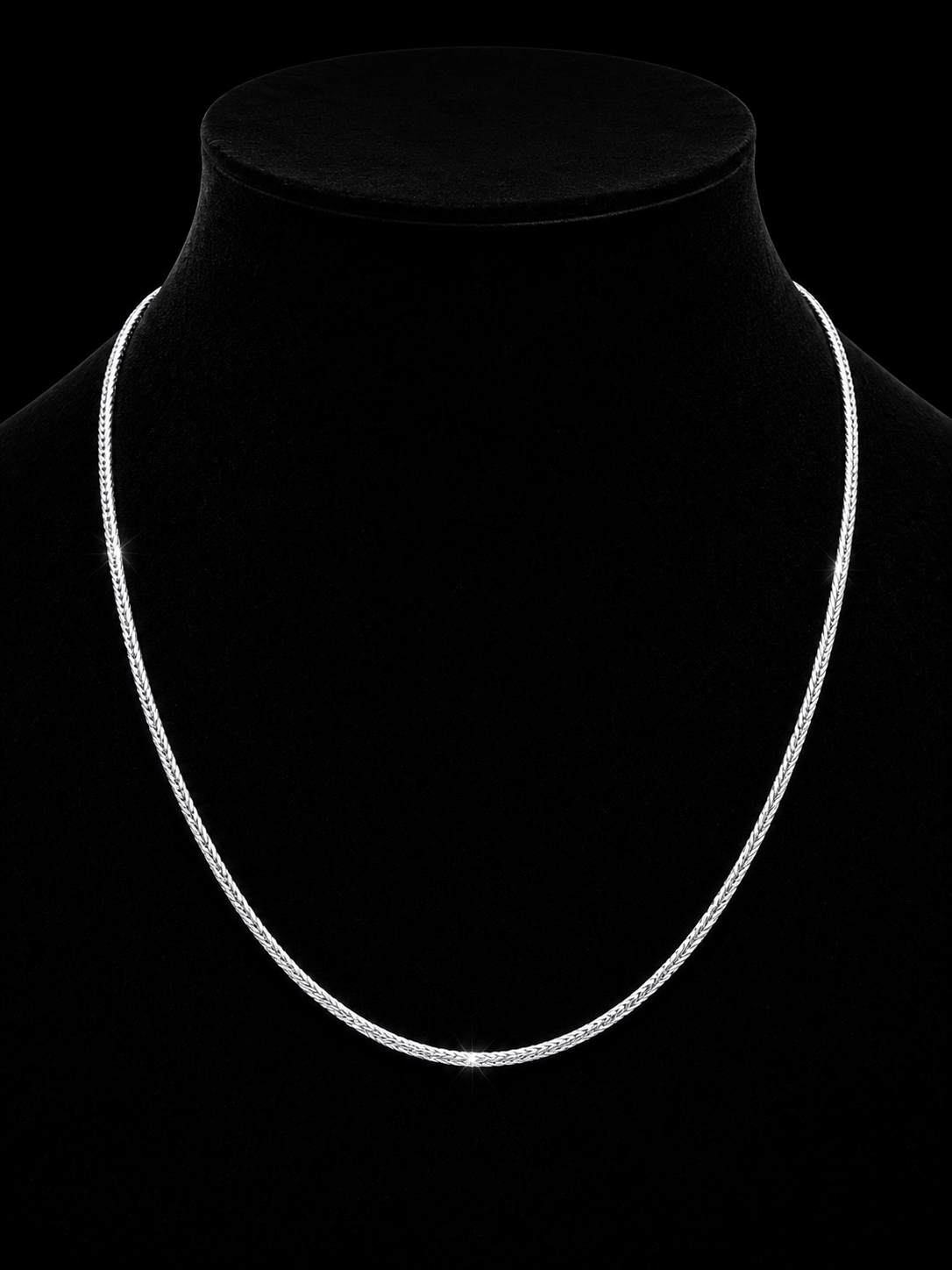 925S Rope Chain Necklace – 1MM