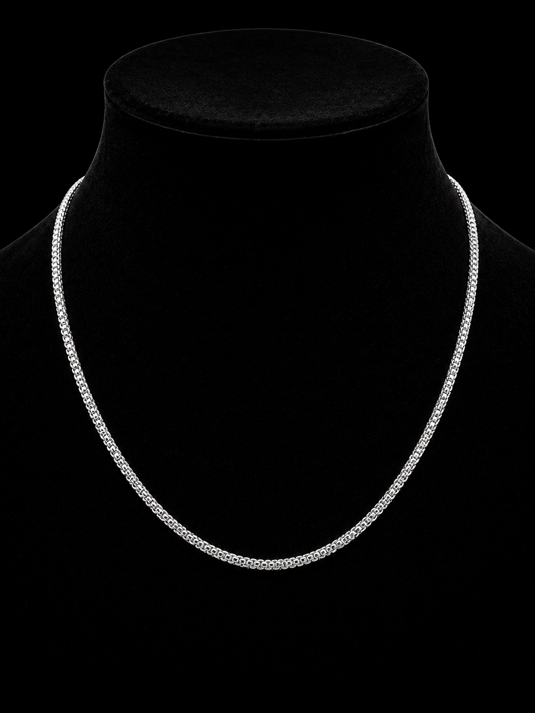 925S Box Link Chain Necklace 20"