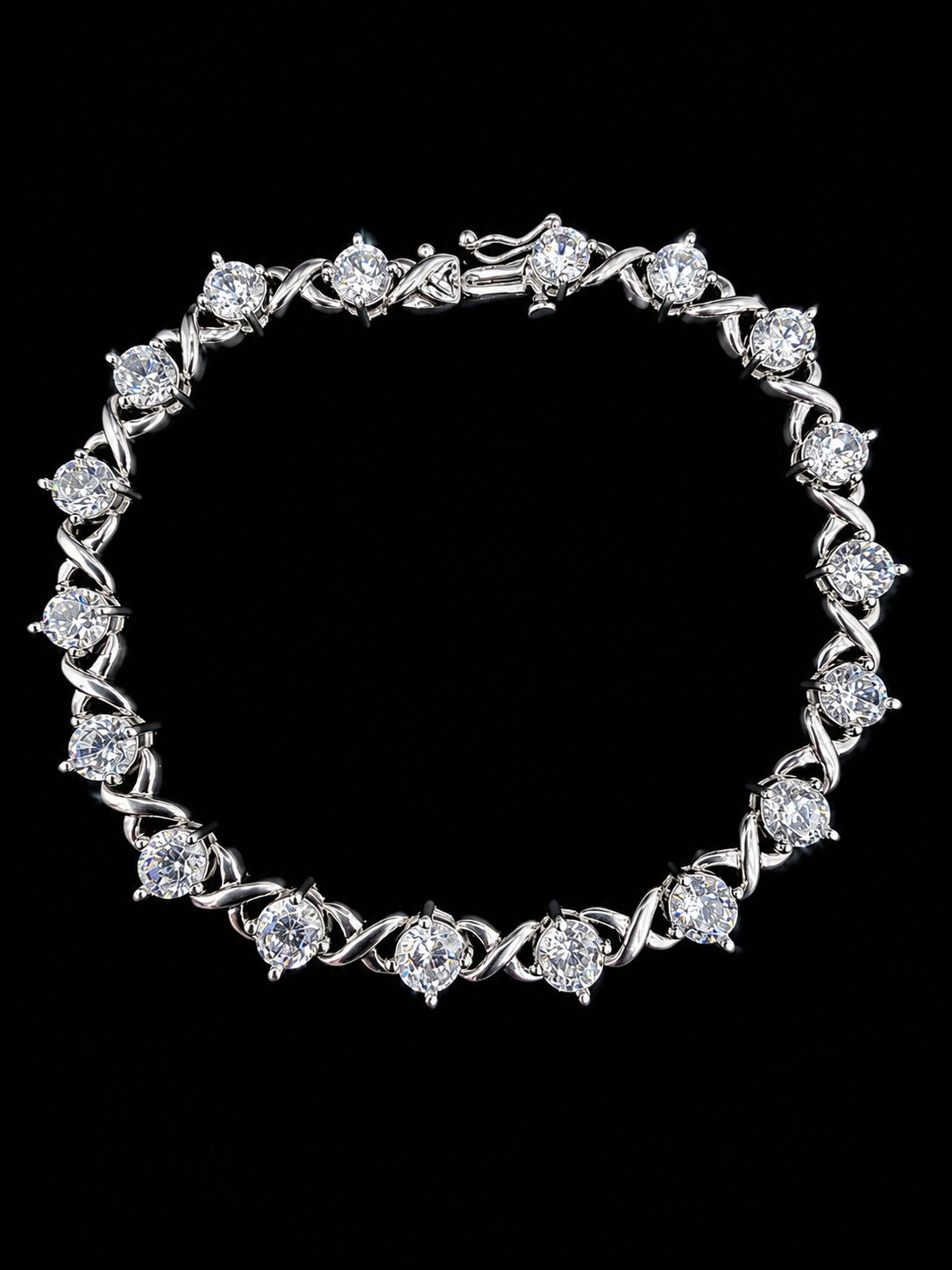 925S Round CZ Tennis Bracelet – 6MM