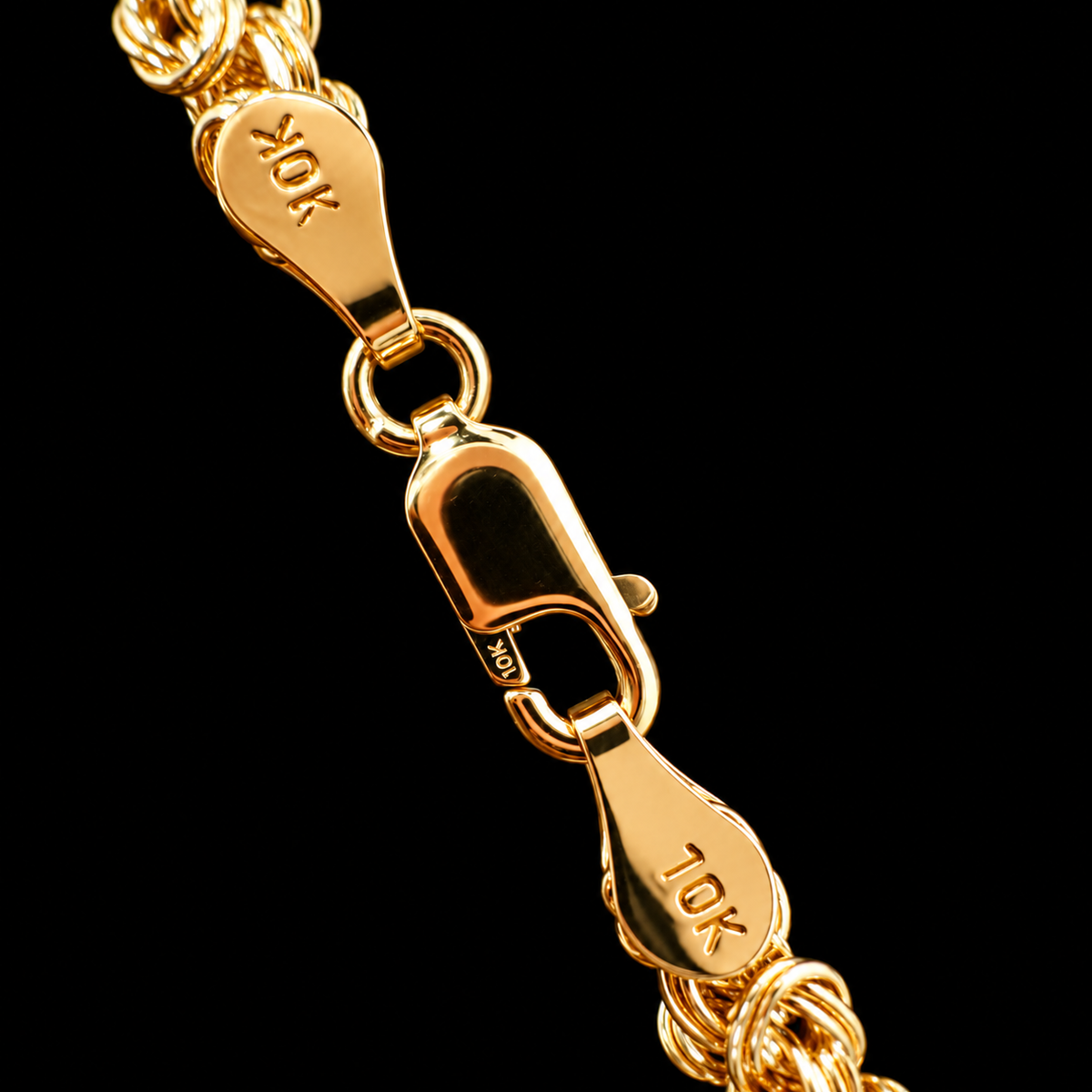 S18" | Aurelio Byzantine Link Chain Necklace in 10K Yellow Gold