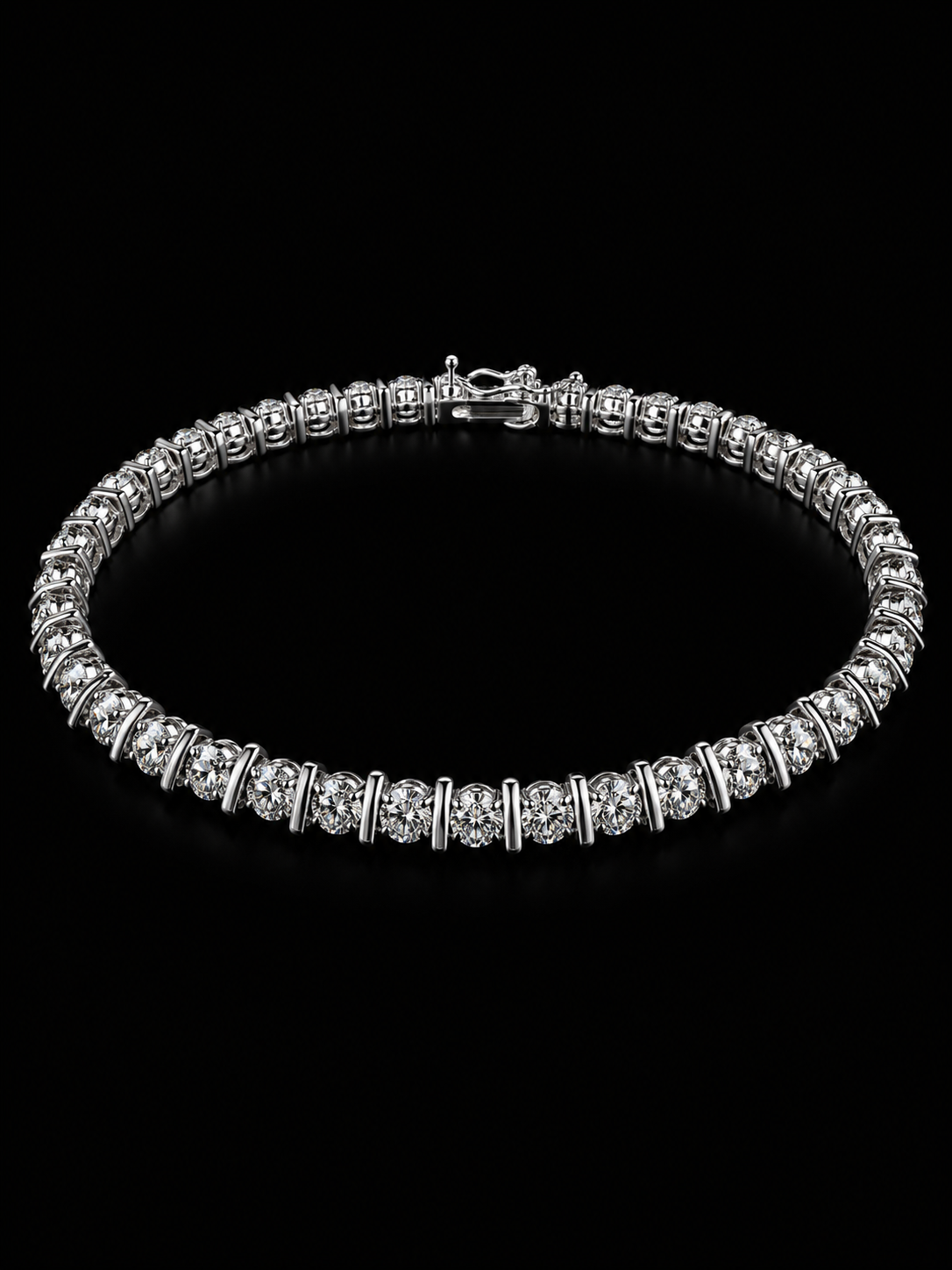 925S Round Tennis Bracelet – 4MM