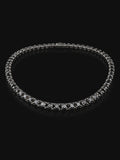 925S Black Moissanite Tennis Necklace – 33.25 CTW