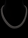 925S Black Moissanite Cuban Link Chain – 15.55 CTW VVSD