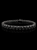 925S Black Moissanite Tennis Bracelet – 11.25 CT VVSD
