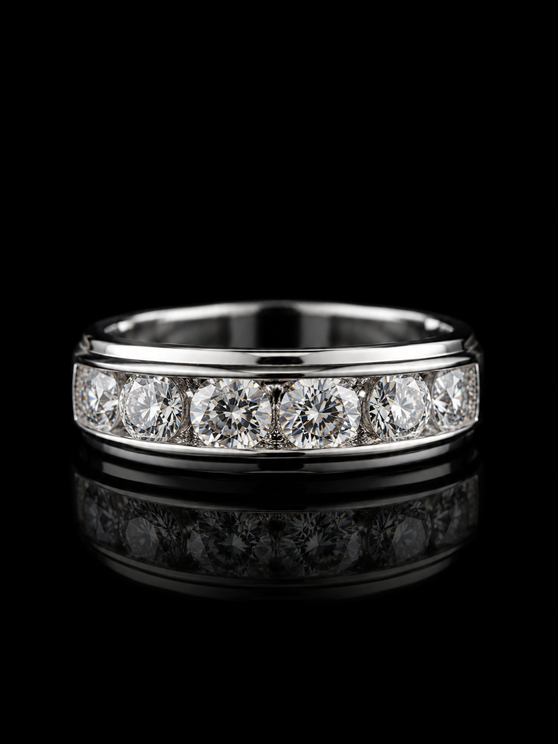 925S Moissanite Eternity Ring – 1.50 CTW VVSD | Size 11