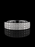 925S Pavé Moissanite Ring – 1.89 CTW VVSD
