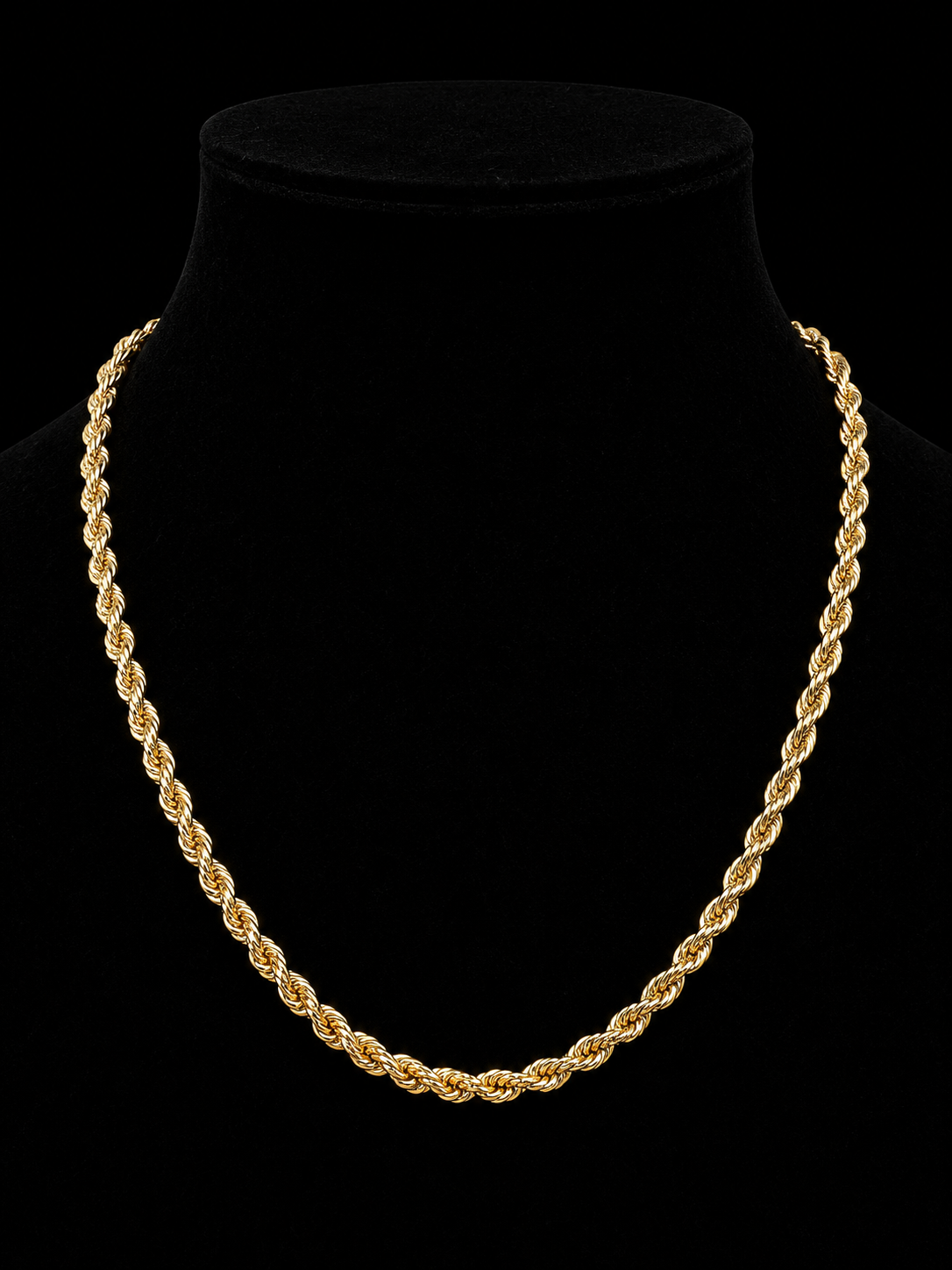 925S Gold Plated Rope Chain Necklace