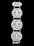 925S Saint Benedict Medal Bracelet