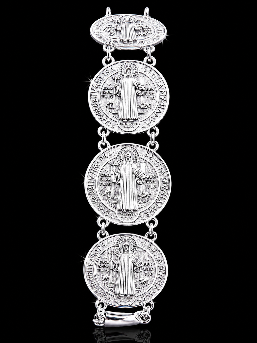 925S Saint Benedict Medal Bracelet