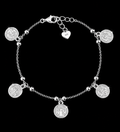 925S Religious Charm Bracelet