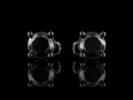 925 Sterling Silver Black Moissanite Stud Earrings – 1.60 CTW