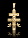 Caravaca Cross Pendant – 925S Gold Plated Pendant