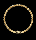 925S Gold Plated Byzantine Bracelet – 3mm