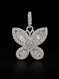 Celestial Butterfly Moissanite Pendant 925S | VVS-D
