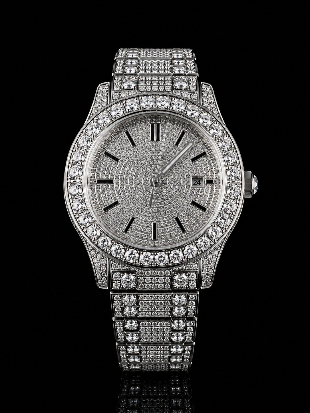 Iced Women’s Luxury Watch – 20 CTW Moissanite