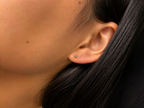 18K Colombian Gold Mini Ball Stud Earrings