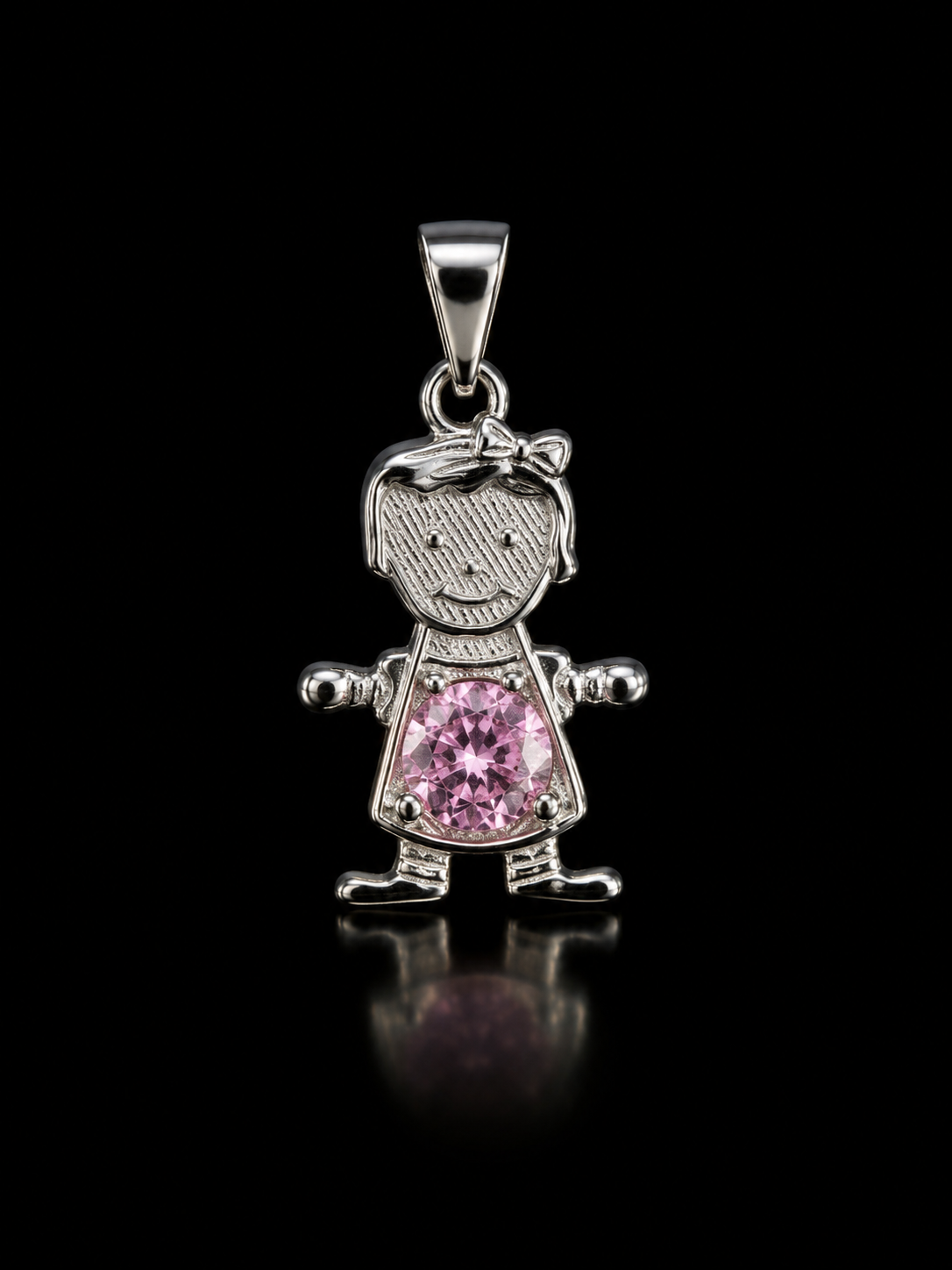 Girl Pendant – 925SCZ Charm Pendant