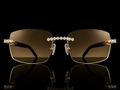 Luxury Moissanite Rimless Sunglasses – 925S VSD Edition