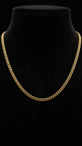 10K Gold Classic Hollow Cuban Link Chain 22"