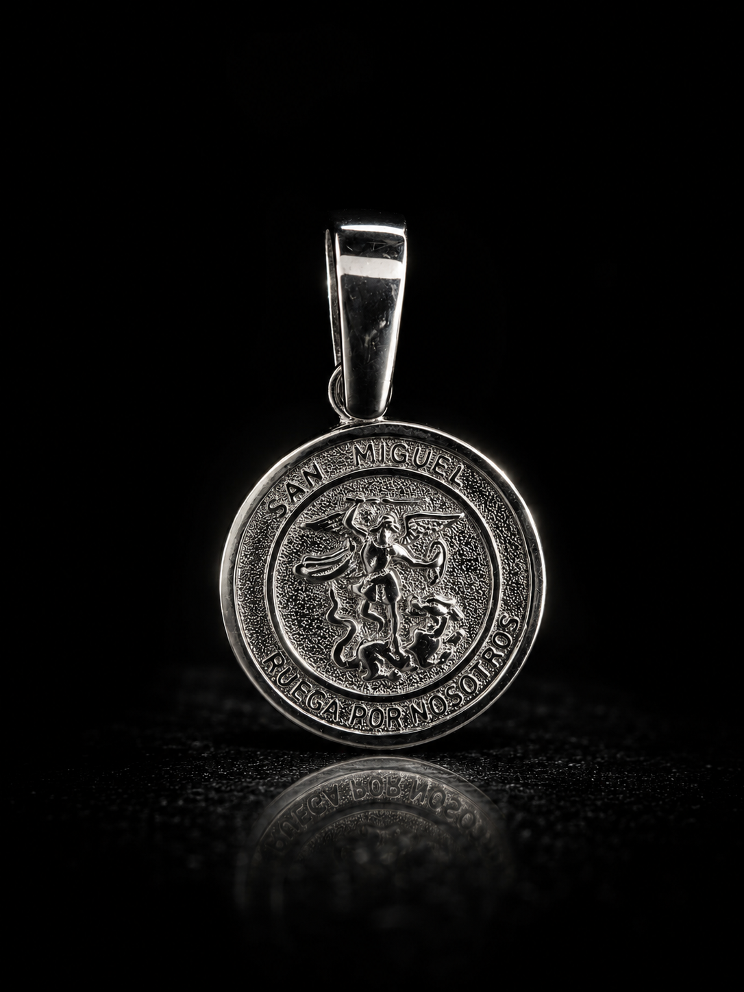 Saint Michael Medal Pendant – 925S Religious Charm