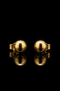 Classic Dome 18K Gold Stud Earrings