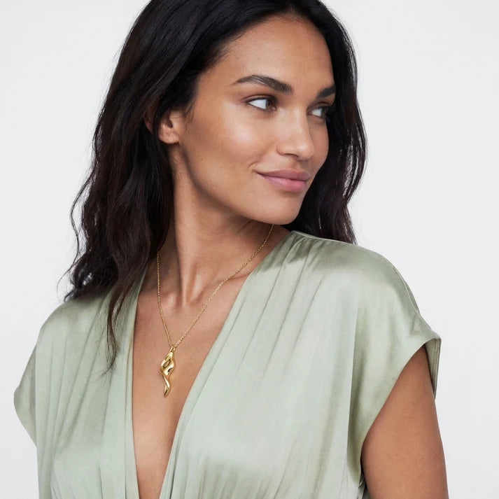 Necklace Foglia Grande