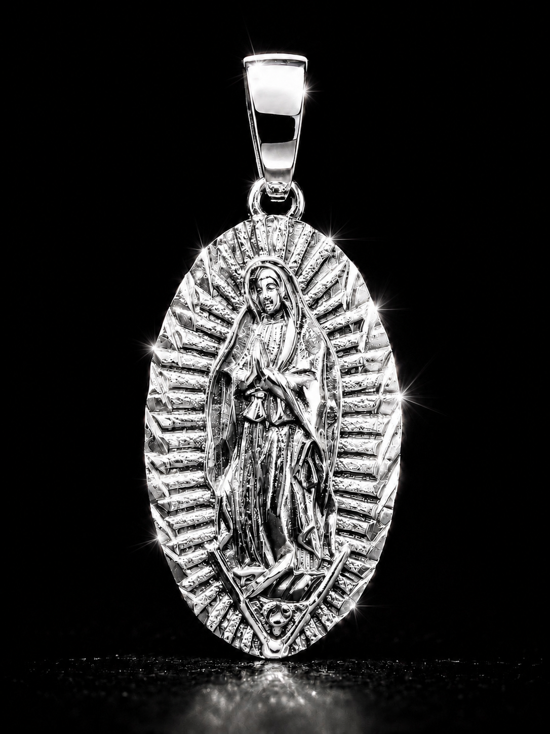Virgin Mary Pendant – 925S Religious Charm