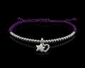 925S Star & Love CZ Macramé Bracelet