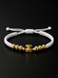18K Teddy Bear Macramé Bracelet
