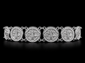 Saint Benedict Medal Link Bracelet – 925S
