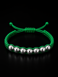 925S Bead Macramé Bracelet