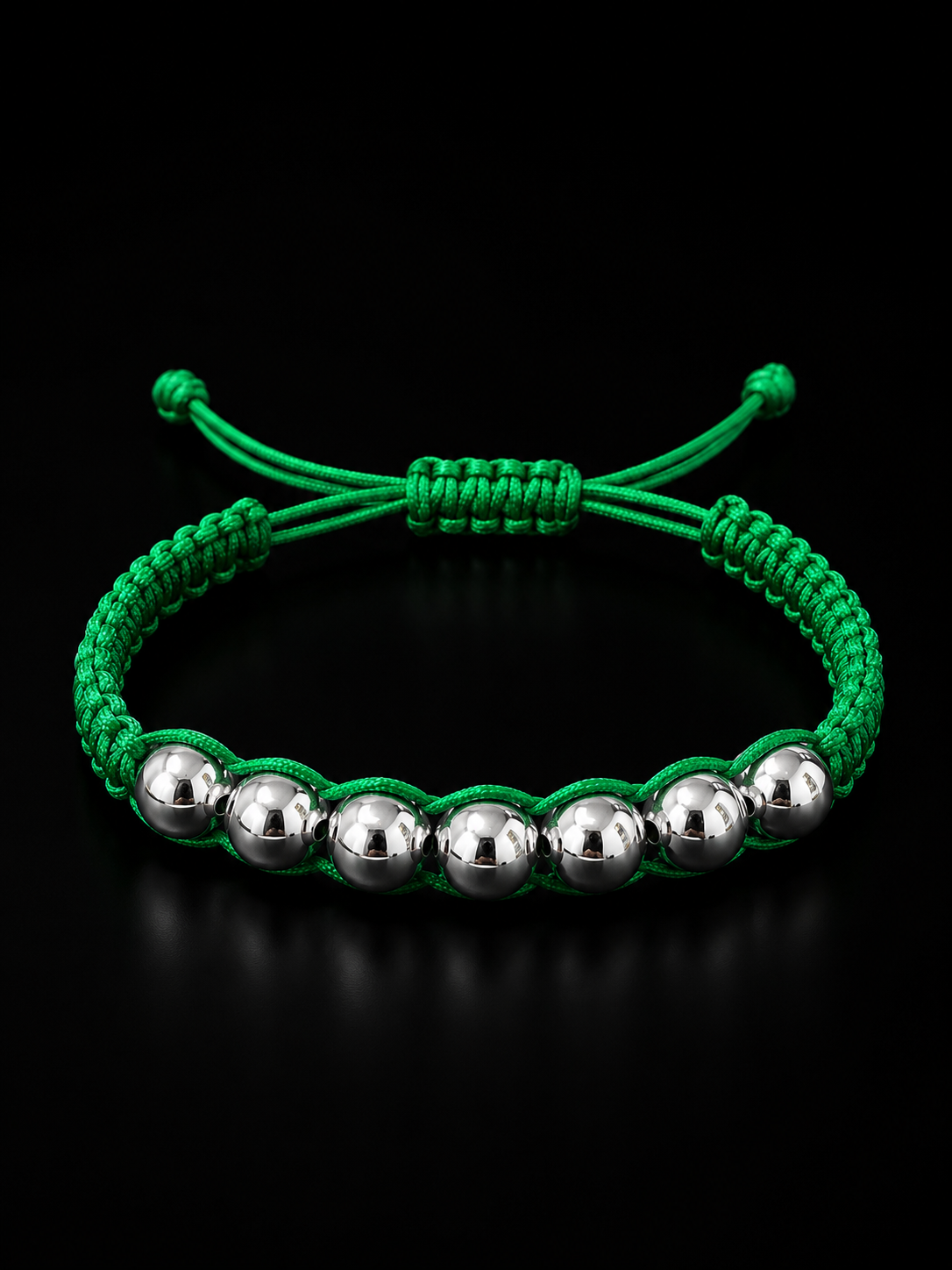 925S Bead Macramé Bracelet