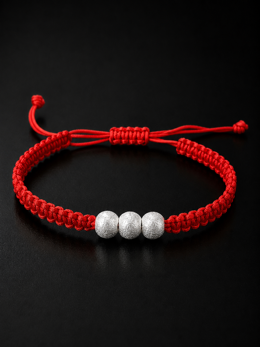 925S Trinity Macramé Bracelet