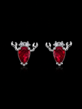925S Crab Stud Earrings – CZ