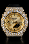 925S Iced G-Shock GA-2100GB Watch | 17CT VVS-D Moissanite