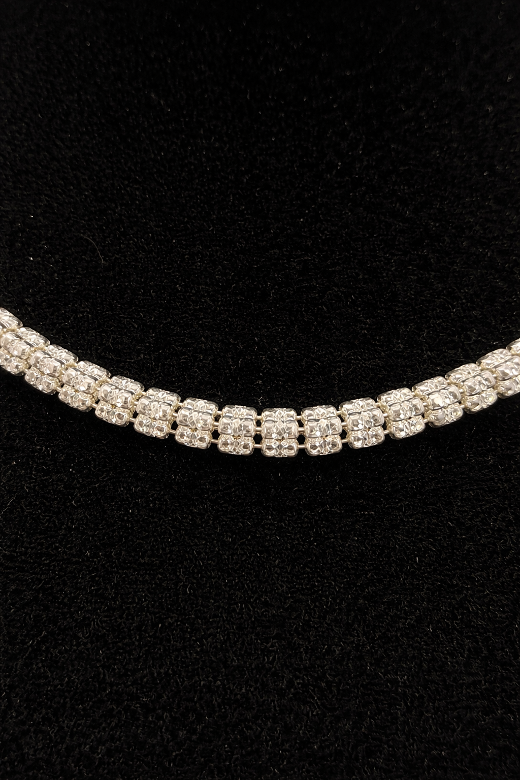 Solid Box Tennis Chain. 18" | Italy 925S