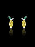 925S Tropical Fruit Stud Earrings – CZ