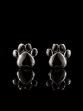 925S Paw Print Stud Earrings