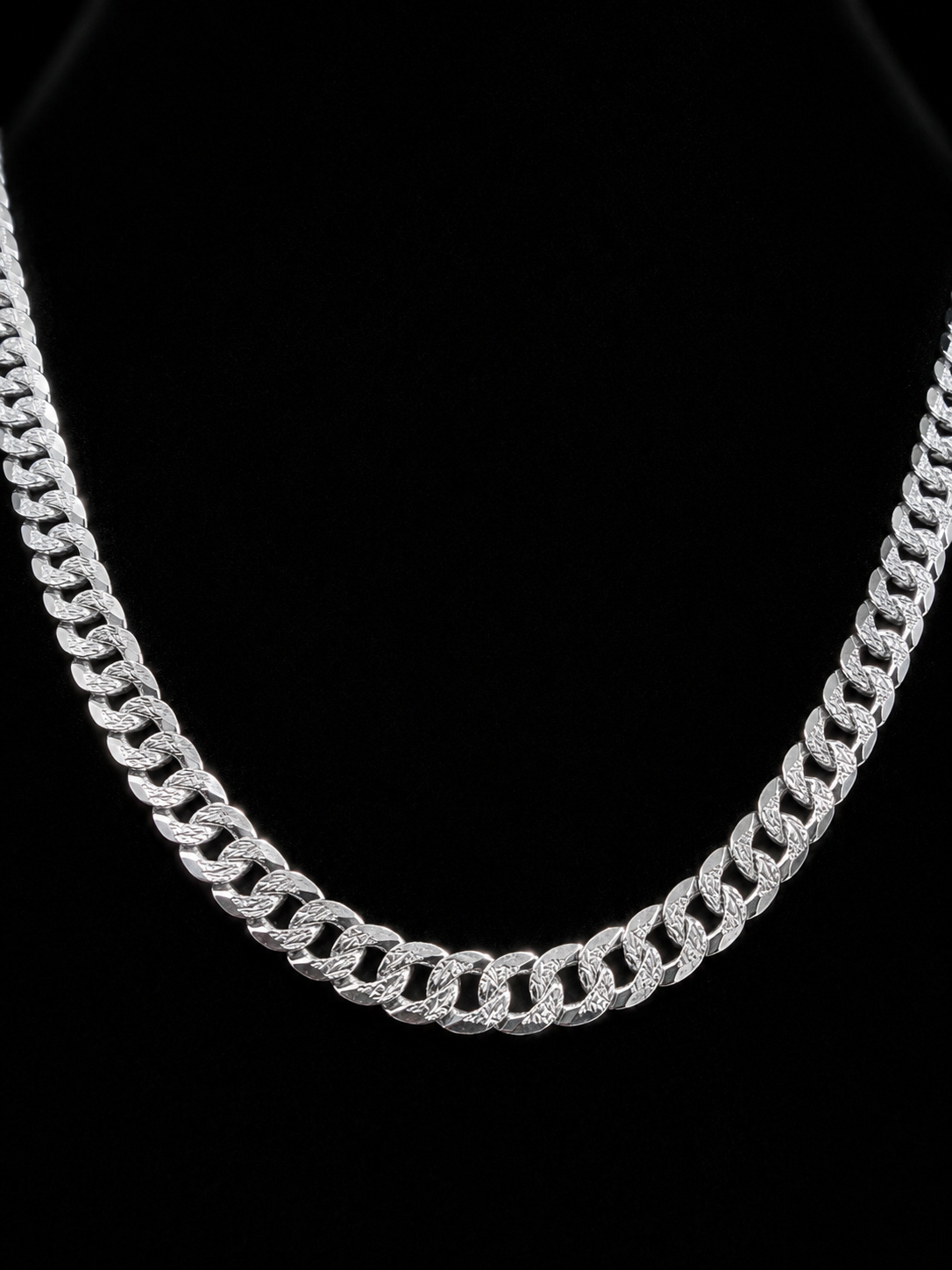5.5MM Diamond-Cut Cuban Link Chain – 925S