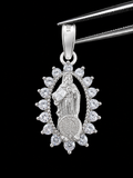 Saint Benedict Halo Pendant – 925S