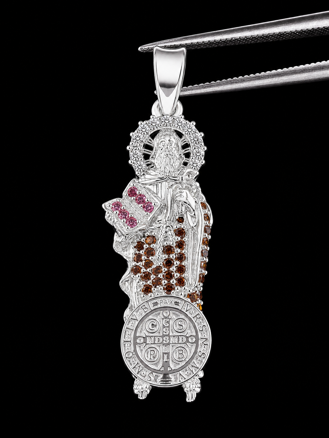 Saint Benedict Guardian Pendant – 925S