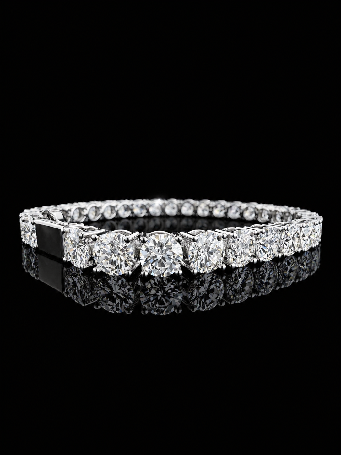 925S 6MM Moissanite Tennis Bracelet – 6.4CTW VVS-D