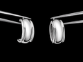 Bold Double Ridge Hoop Earrings – 925S