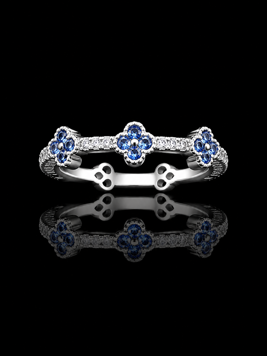Clover Ring – CZ Stones | 925S