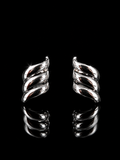 925S Triple Twist Earrings