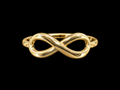 S7.25 | Eternal Love Infinity Symbol Ring in 10K Yellow Gold