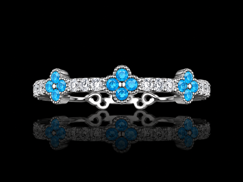 Clover Ring – CZ Stones | 925S