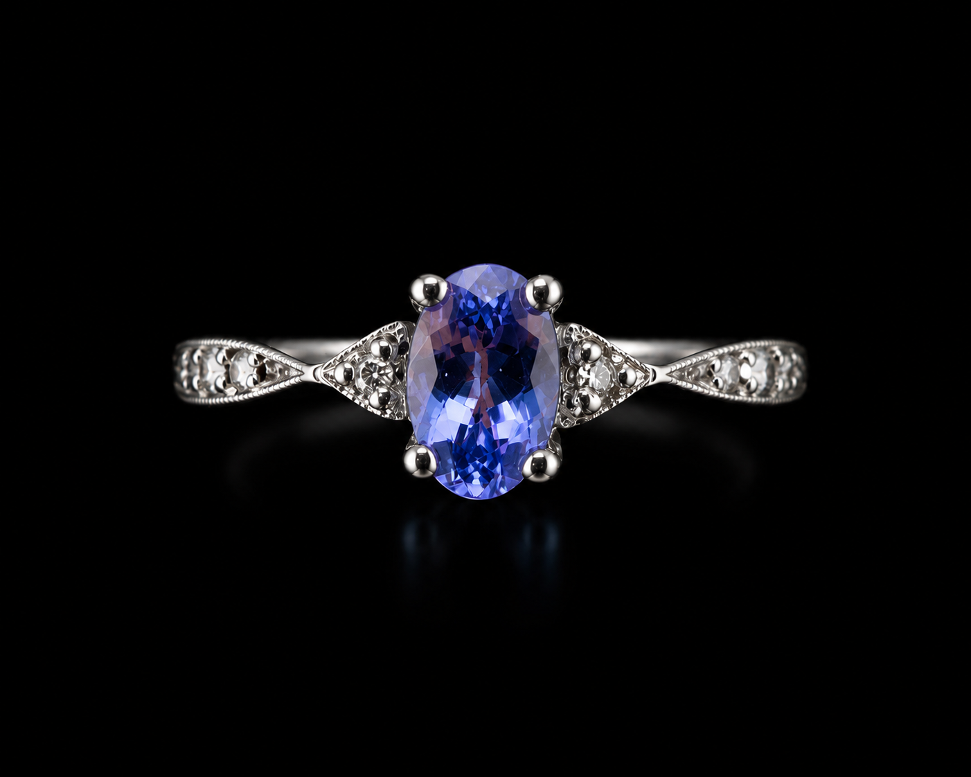 S7.5 | 10K White Gold Tanzanite