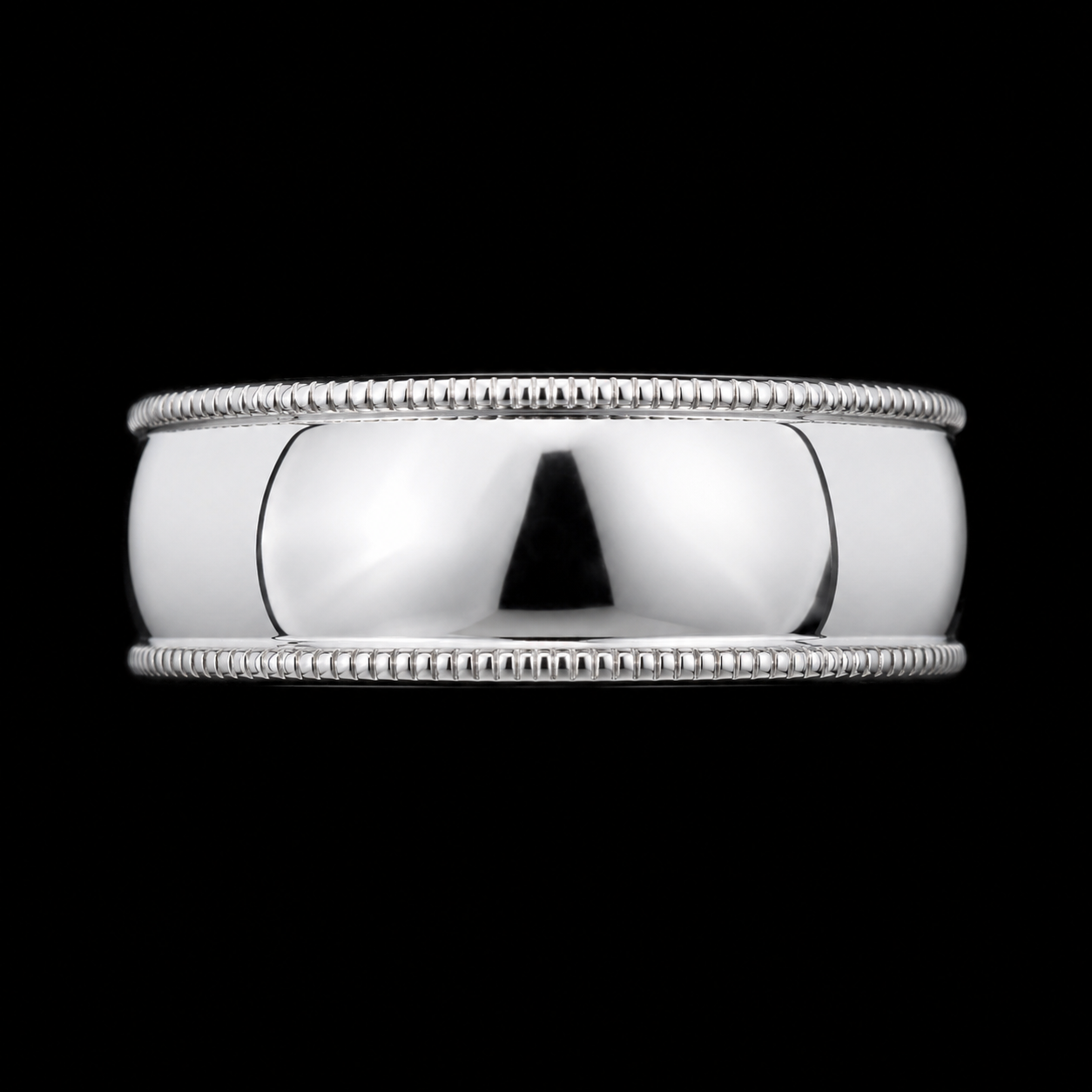 925S Milgrain Comfort Fit Wedding Band Ring